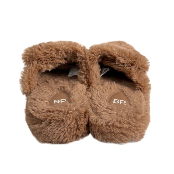 BP Women's Brown Faux Fur Slippers Sz 9-10 - NWOB - Picture 4 of 9